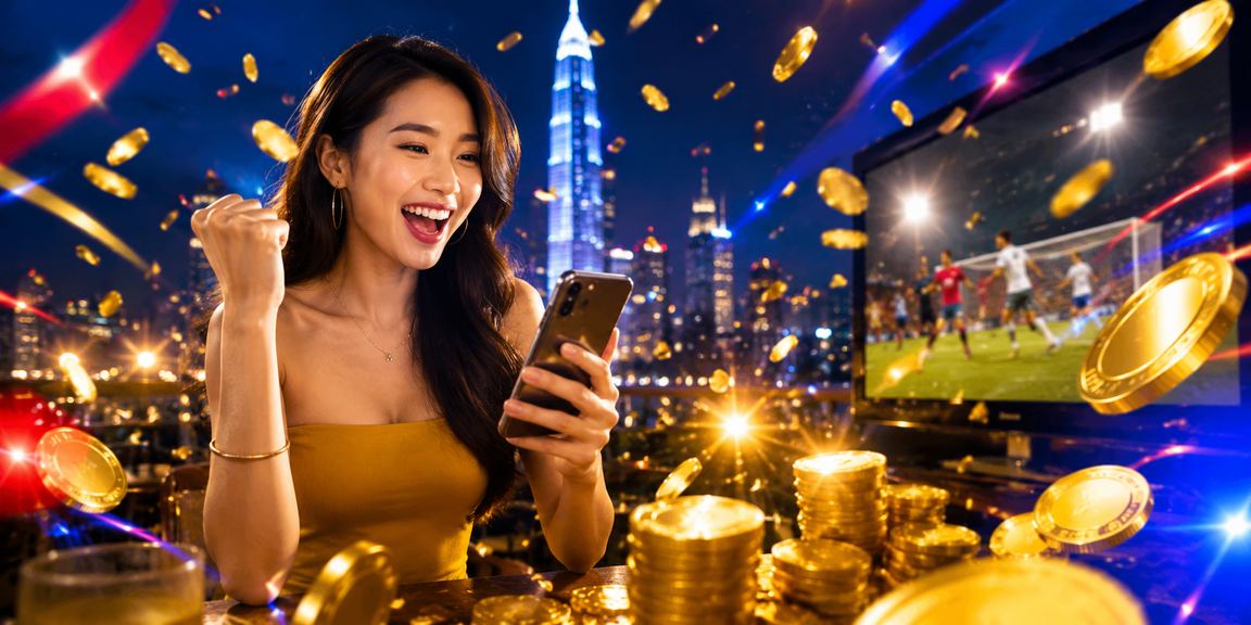 Pengguna Malaysia menikmati platform hiburan dalam talian 60an di Kuala Lumpur