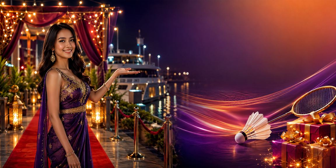 Sports and casino entertainment atmosphere in Terengganu at night